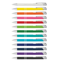 Load image into Gallery viewer, Panama Corporate Colour Pens Bulk Wholesale Buy 100, 250, 500 or 1000 units Aluminium Great Colours