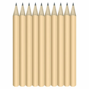 200 x Bulk Natural Half Pencils - Golf Scorecard Pencils Wholesale Mini Pencils