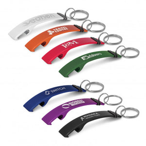 Keyring Bottle Opener - Bulk Quantity Keyrings x 50, x 100, x 250