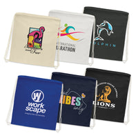 Load image into Gallery viewer, Cotton Drawstring Backpack - Backsack Bulk lots 100 or 250 units