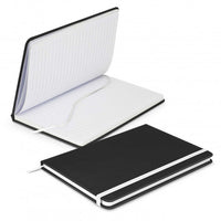 Load image into Gallery viewer, Omega Black Notebook - Buy x25, x50 or x100