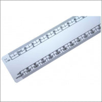 Load image into Gallery viewer, 30cm Oval Scale Ruler Premium Quality