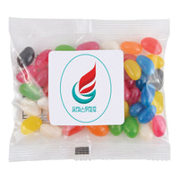 Load image into Gallery viewer, Mini Jelly Beans Party Fillers in 50 Gram Cello Bags 50, 100, 250, 500 Bulk lots