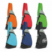 Load image into Gallery viewer, Varsity Slinger Bag Backpacks - Bulk 50-500  Wholesale Sling bag