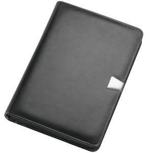 New 1 x "The Binder" A4 Zippered Compendium with binder, Bonus Metal Pen Express