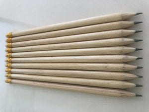 HB Pencil Bulk Lot 100-1000 units in Black, White, Natural