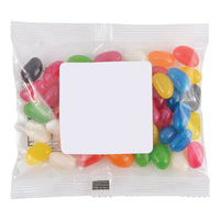 Load image into Gallery viewer, Mini Jelly Beans Party Fillers in 50 Gram Cello Bags 50, 100, 250, 500 Bulk lots