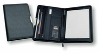 Load image into Gallery viewer, A4 Portfolio Koskin Leather Look Zippered Compendium fast del Aust wide