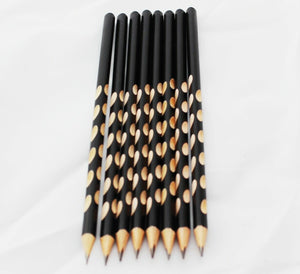 Pencils 100 x Black Groove Grip Bulk Wholesale Pencils Triangle Pencils