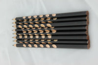 Load image into Gallery viewer, HB Pencils 100 - 1000  Black Groove Grip Bulk Wholesale Pencils Triangle Shape