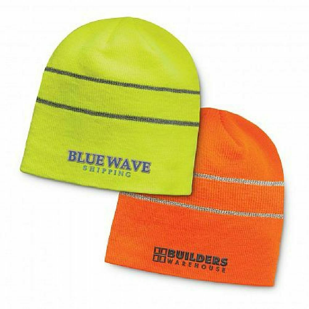 Commando Hi-Vis Beanies Bulk Wholesale, 25, 50 or 100 Beanies Work Crew Winter