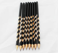 Load image into Gallery viewer, HB Pencils 100 - 1000  Black Groove Grip Bulk Wholesale Pencils Triangle Shape