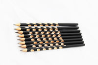 Load image into Gallery viewer, HB Pencils 100 - 1000  Black Groove Grip Bulk Wholesale Pencils Triangle Shape