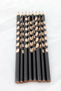 HB Pencils 100 - 1000  Black Groove Grip Bulk Wholesale Pencils Triangle Shape