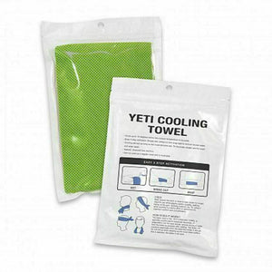 Yeti Premium Cooling Towel in pouch Bulk sports towel 50, 100, 250 or 500 units