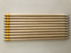 HB Pencil Bulk Lot 100-1000 units in Black, White, Natural