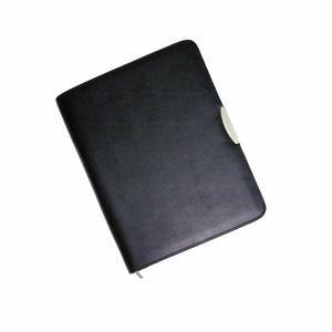 A4 Portfolio Koskin Leather Look Zippered Compendium fast del Aust wide