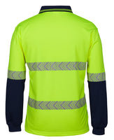 Load image into Gallery viewer, JB&#39;s Wear - 4 Pack Combo L/S &amp; S/S - HI VIS SEGMENTED TAPE POLO