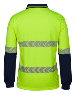 JB's Wear - 4 Pack Combo L/S & S/S - HI VIS SEGMENTED TAPE POLO