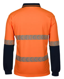 JB's Wear - 4 Pack Combo L/S & S/S - HI VIS SEGMENTED TAPE POLO