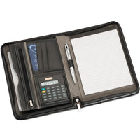 Load image into Gallery viewer, New York A5 Zippered Compendium Leather Look with Calculator Delivery Australia Wide