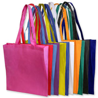 Load image into Gallery viewer, Bulk Lot 250 Non Woven V Gusset Bags Long Double Handle Wholesale fast delivery