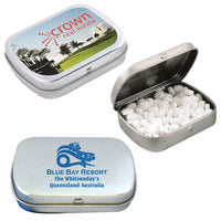 Load image into Gallery viewer, Sugar Free Breath Mints in Silver Tin - Buy x25, x50, x100 or x250